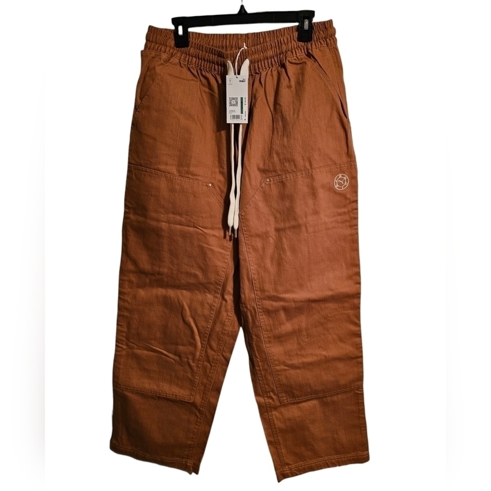 Puma X Rhuigi Double Knee Pants Desert Tan Men 539509-87 Size Large